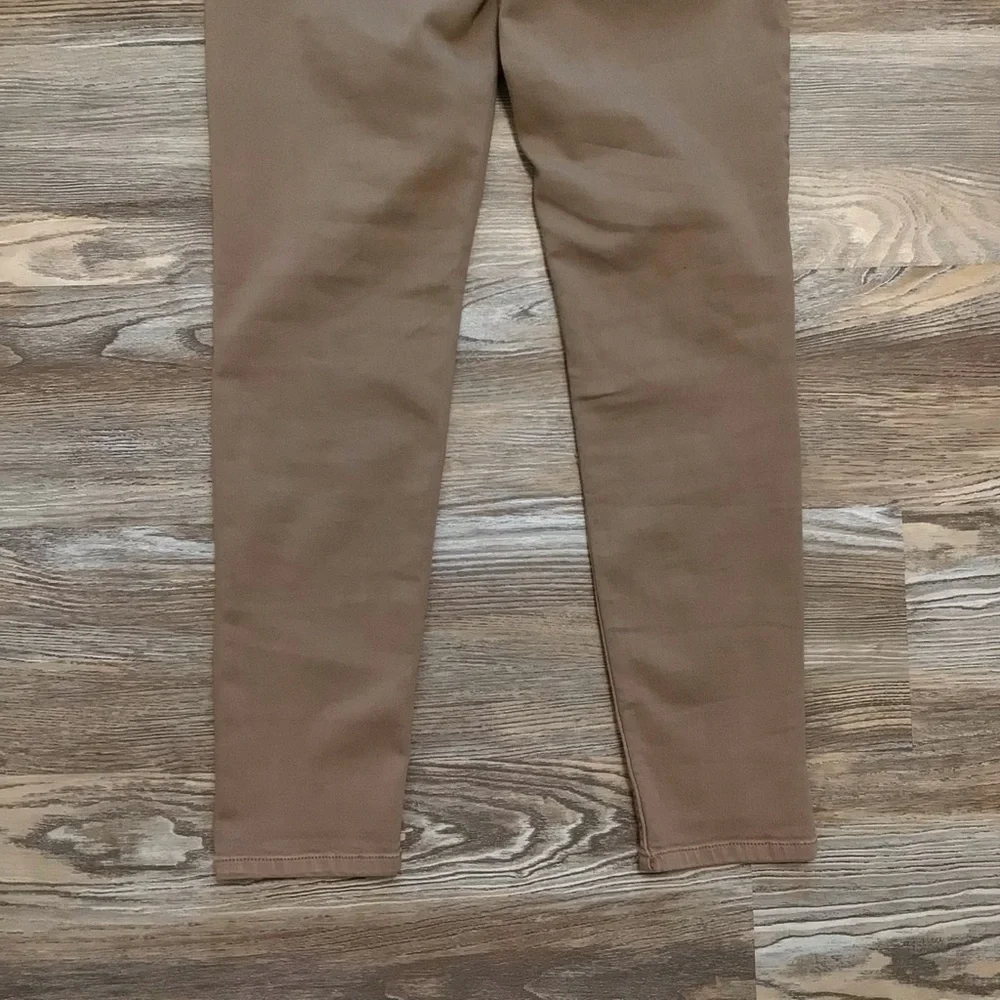 Free People Brown Mid Rise Destroyed Skinny Jeans 31